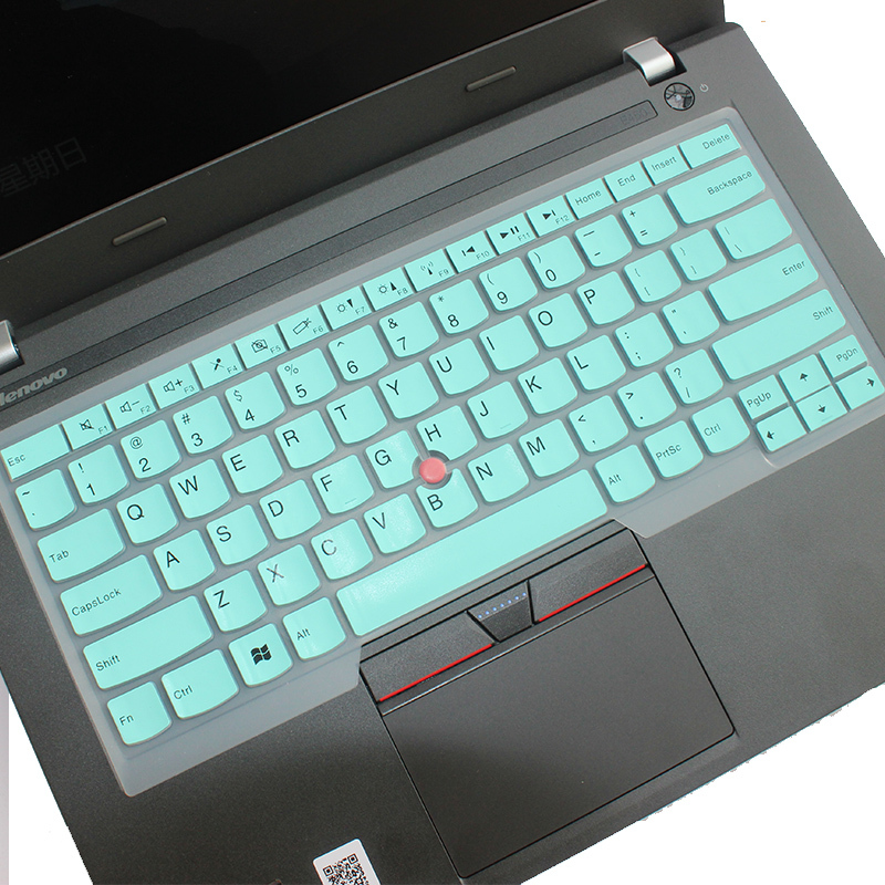 联想14英寸thinkpad e450 e430 s3 t450键盘膜 14英寸半透明薄荷色