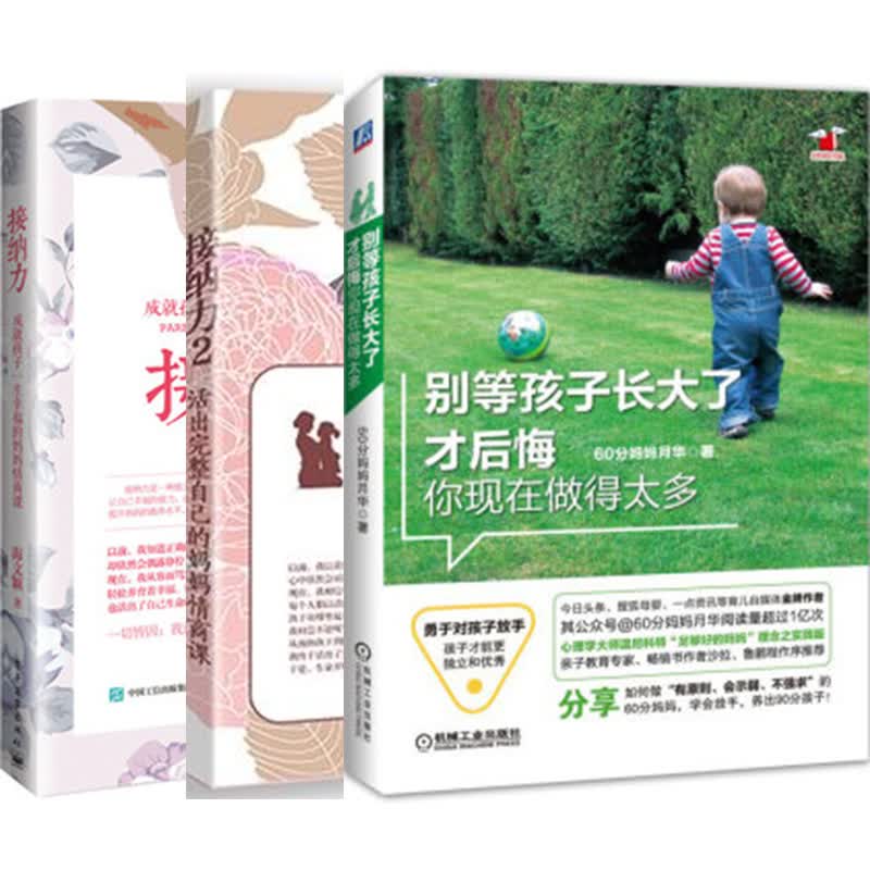 包邮接纳力+别等孩子长大了才后悔你现在做得太多+接纳力2  共3本