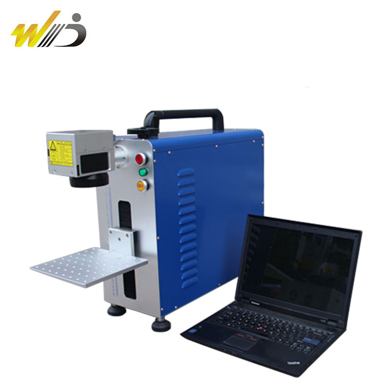 韦度 便携式光纤激光打标机 10w 20w 光纤激光金属打码机 激光雕刻机