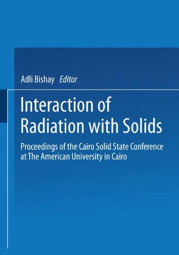 【预订】interaction of radiation with solids