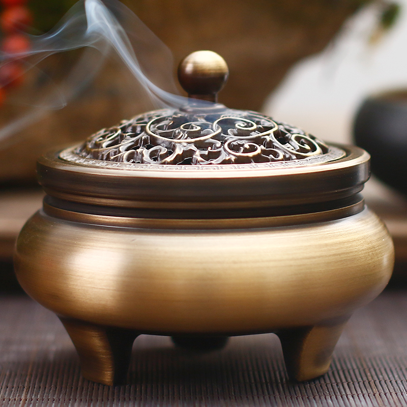 达埔（dapu） 家用熏香炉室内香薰檀香炉创意茶宠摆件 金枝玉叶