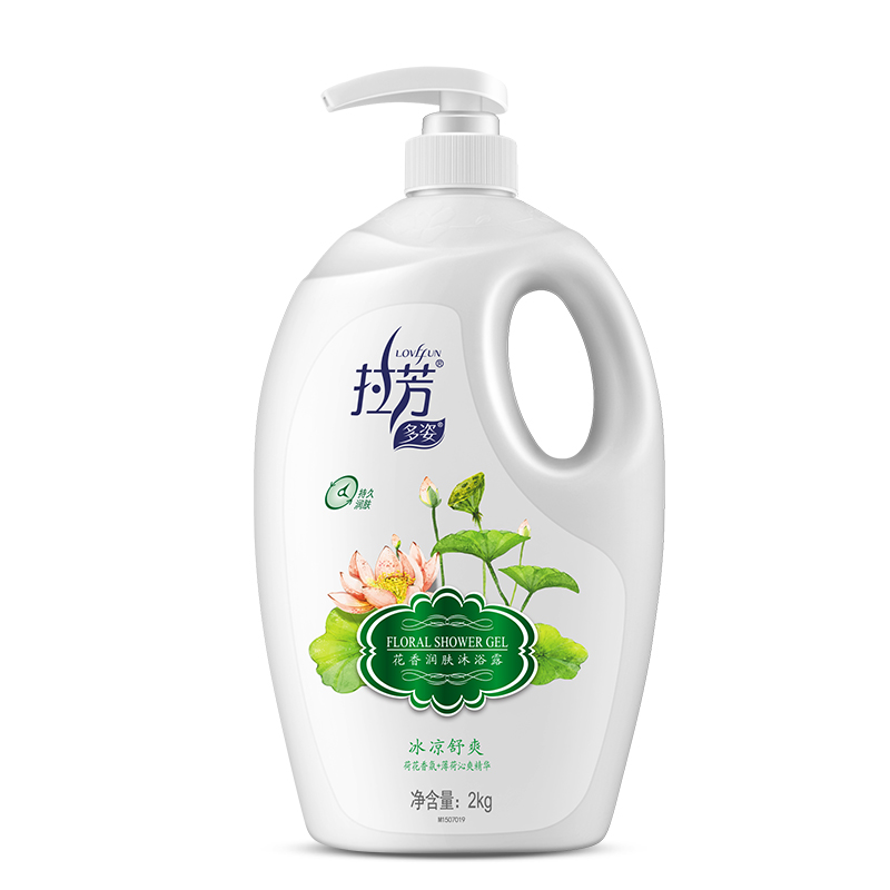 拉芳花香润肤沐浴露2kg冰凉舒爽