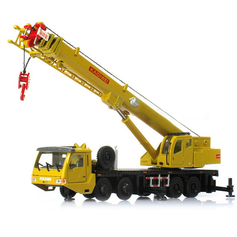 凯迪威合金工程车模型1:55重型起重机大吊车汽车儿童玩具车 重型吊车