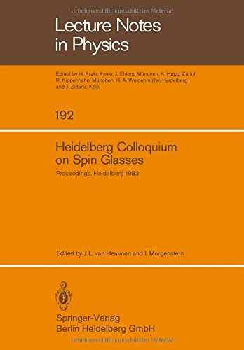 【预订】heidelberg colloquium on spin glasses