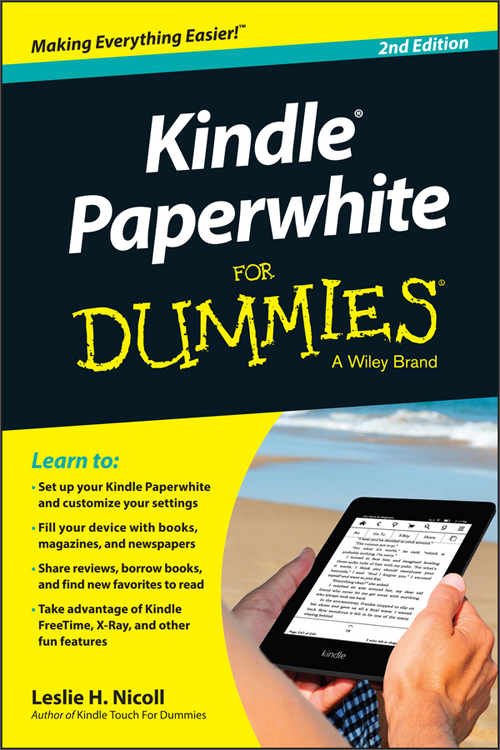 kindle paperwhite for dummies, 2nd edition