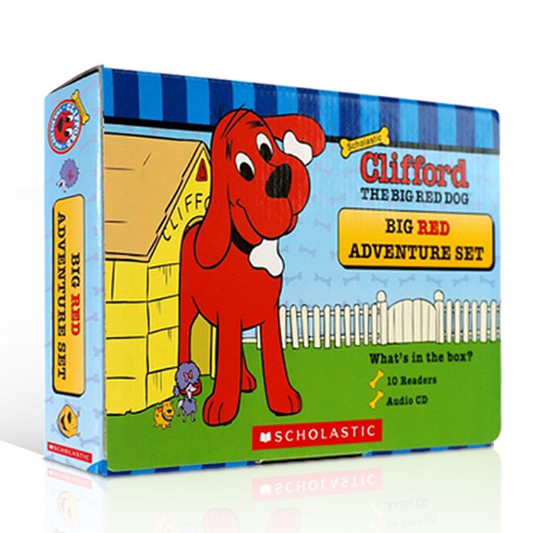 英文原版 Clifford's the big red dog box10本+原版CD