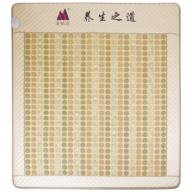 美格菲 玉石床垫加热床褥子榻榻米汗蒸火炕双温双控单双人锗石托玛琳