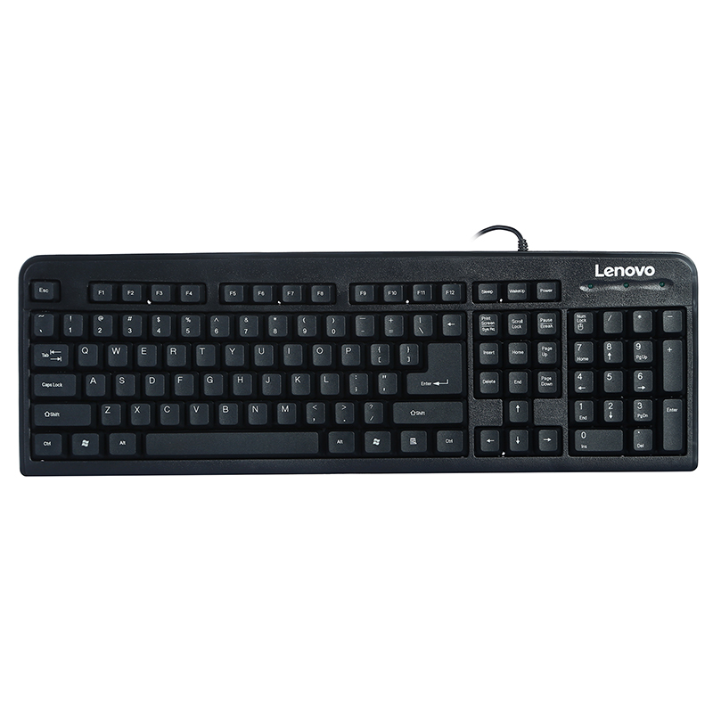 联想（lenovo）有线键盘鼠标套装 键盘 键鼠套装  办公鼠标键盘套装 KM4800S键盘 电脑键盘笔记本键盘