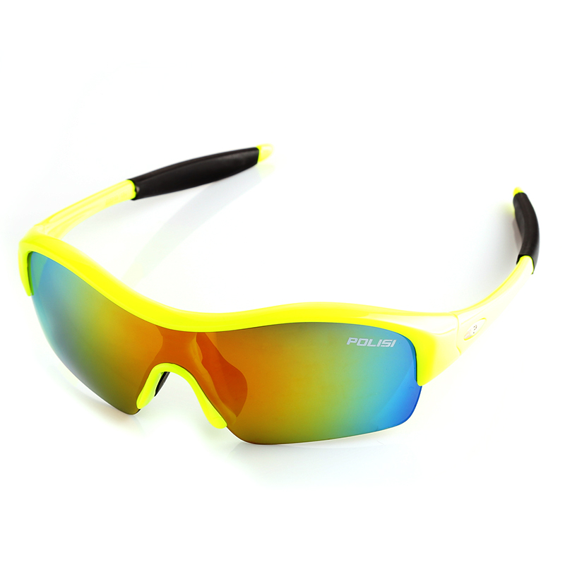 polisi 专业儿童骑行镜 男女童自行车骑行眼镜 户外运动防风护目镜