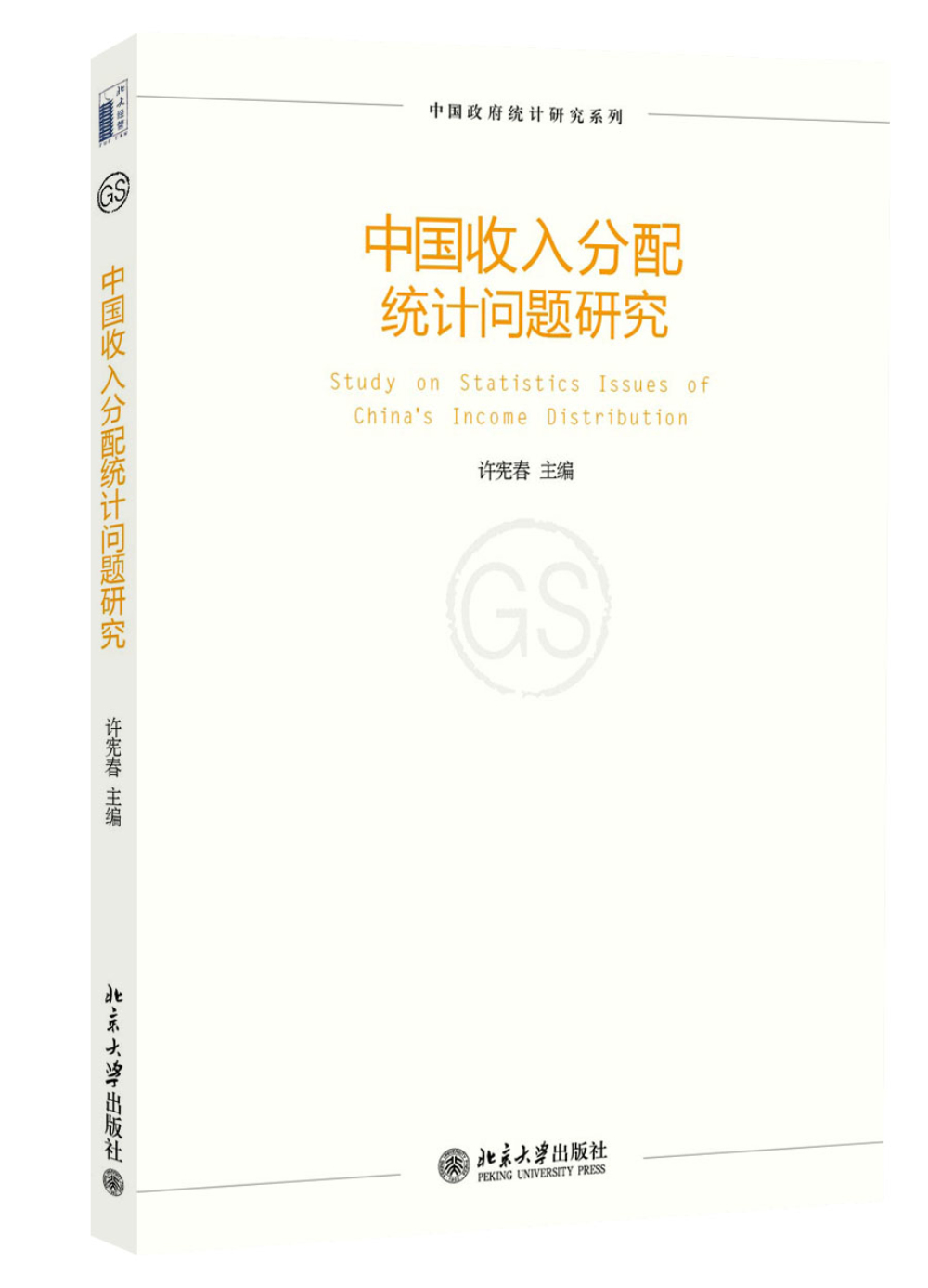 中国政府统计研究系列：中国收入分配统计问题研究