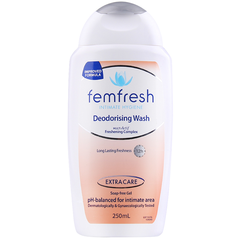 芳芯(Femfresh)女性私处洗液温和去味白百合香加强版止痒澳洲进口250ml