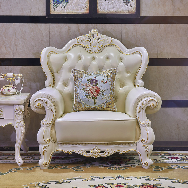 欧蒂奴 欧式真皮沙发 欧式沙发组合 客厅 欧式真皮123组合 美式皮沙发 国产头层牛皮单位 进口橡木双面雕花