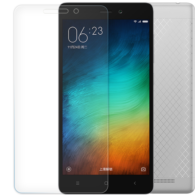 高清透明抗蓝光防指纹手机贴膜适用于小米redmi3/红米3s/红米3a/3x/s