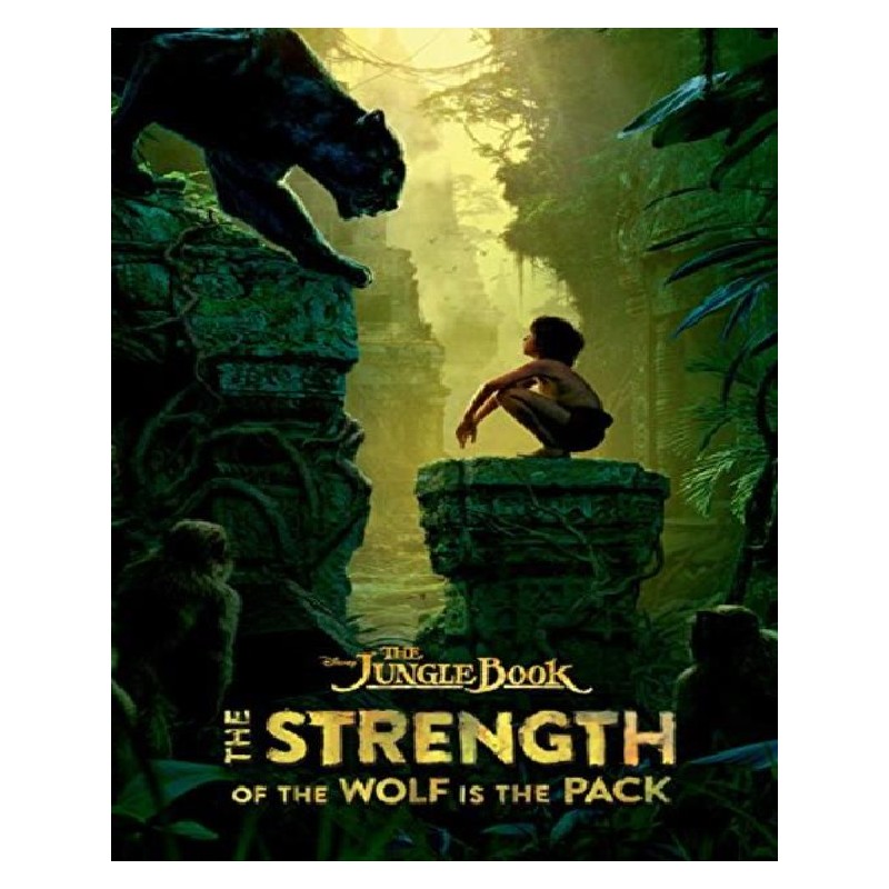 the jungle book:  奇幻森林【英文原版 迪士尼电影同名书 探险冒险
