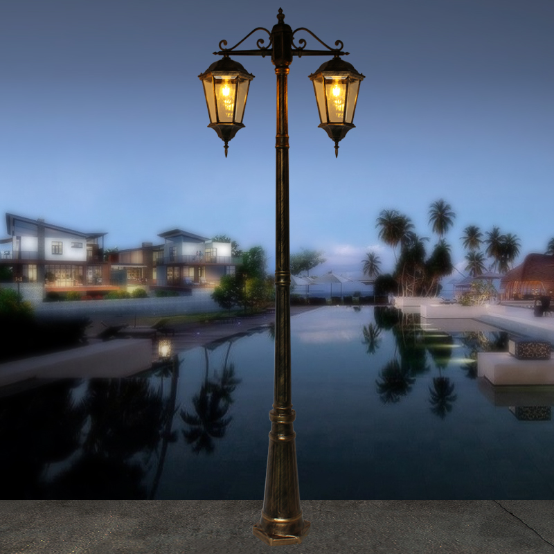 裕见(yujian) 庭院灯景观灯户外欧式灯六角花园灯小区道路别墅灯路灯