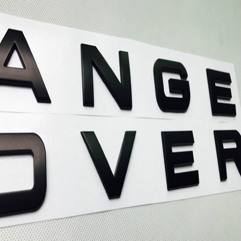 路虎英文标 字母标 揽胜行政版改装机头盖字标 运动版极光前后字母标