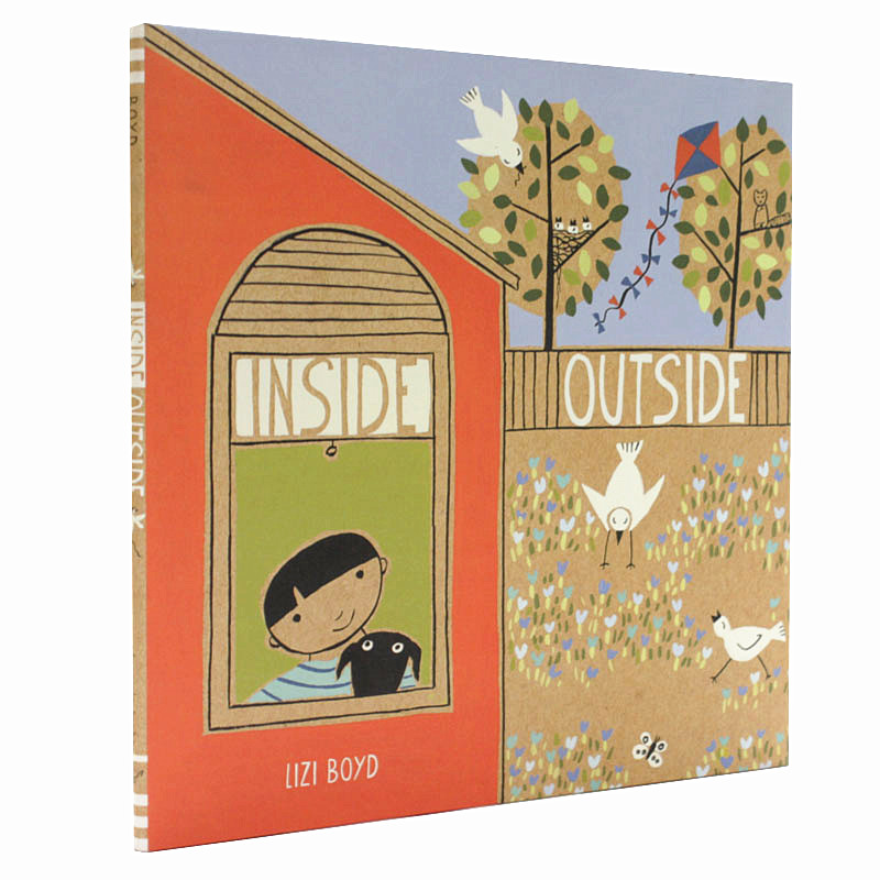 【现货】inside outside  里面与外面  儿童趣味启蒙图书绘本善本图书