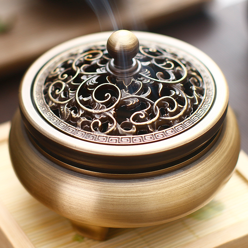 达埔家用熏香炉室内香薰檀香炉创意茶宠摆件磁铁可以吸附是全黄铜吗？我买你家这炉就这样！