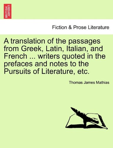 【预订】a   translation of the passages from