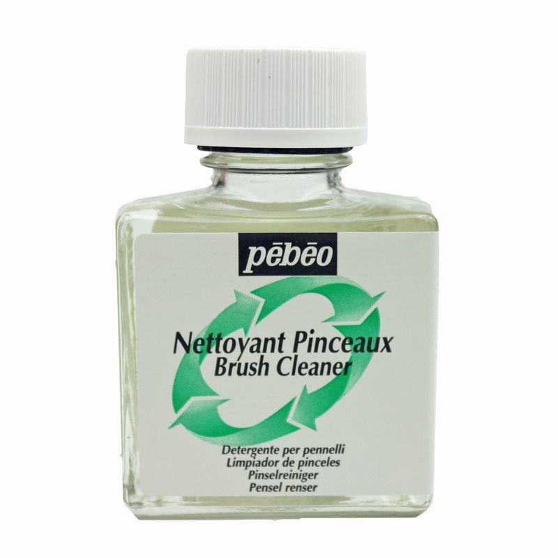 法国进口贝碧欧 pebeo 笔刷清洁剂  清洗剂 油画丙烯画笔洗笔液 75ml