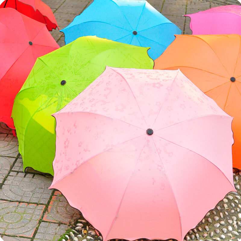 雨伞雨具亲海晴雨两用雨伞加厚男女两用雨伞防晒折叠太阳伞内幕透露,为什么买家这样评价！