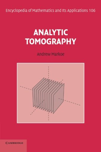 【预订】analytic tomography
