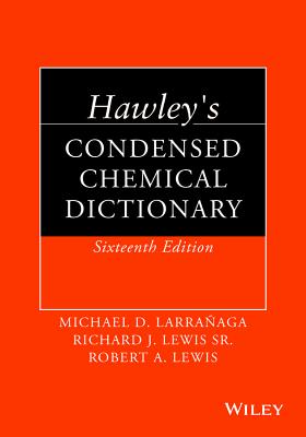 【预订】hawley's condensed chemical dictionary