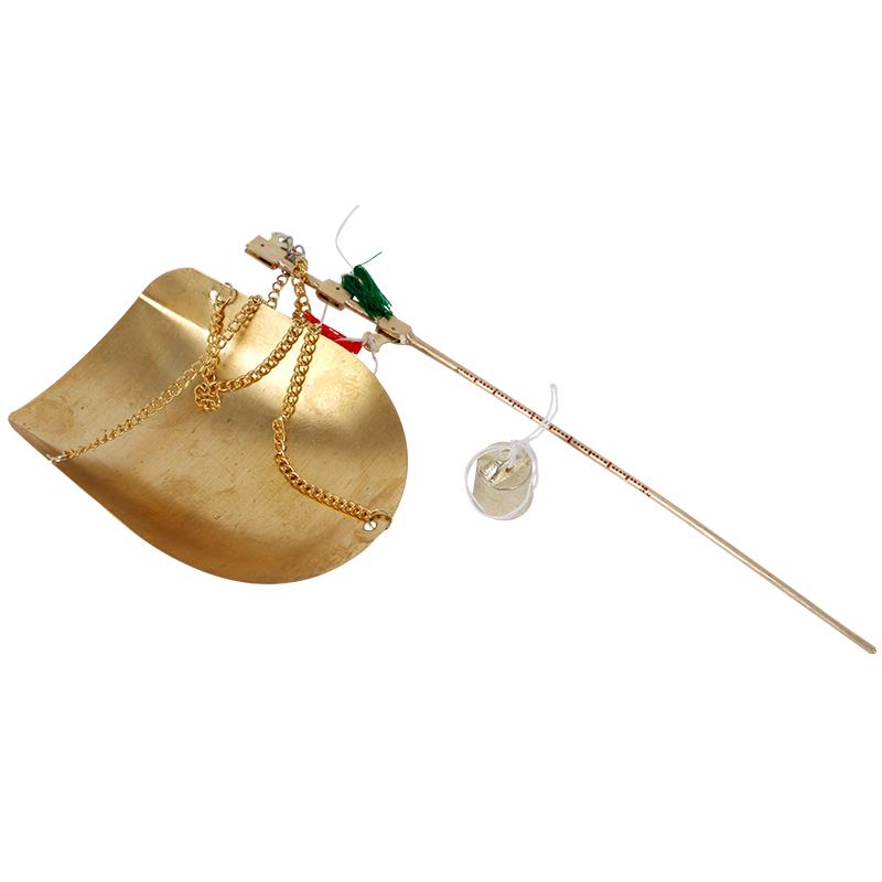 展浩 中药材小铜称小等子小秤 中药称小称克数称中药小铜称砣 250g方