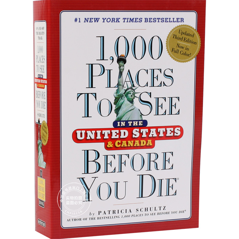 死前要去看的1000个美国和加拿大的景点 英文原版 1,000 places to