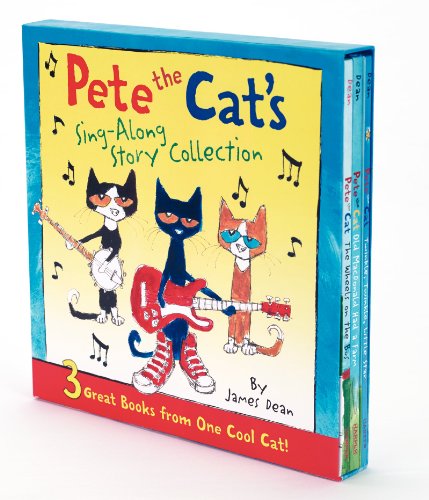 Pete the Cat’s Sing-Along Story Collection: 3 Great Books from One Cool Cat 英文原版皮特猫：音乐故事合集