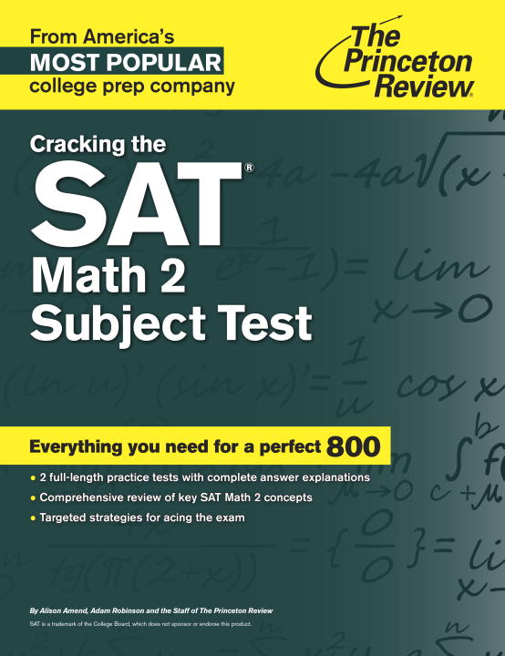 Cracking the SAT Math 2 Subject Test 英文原版