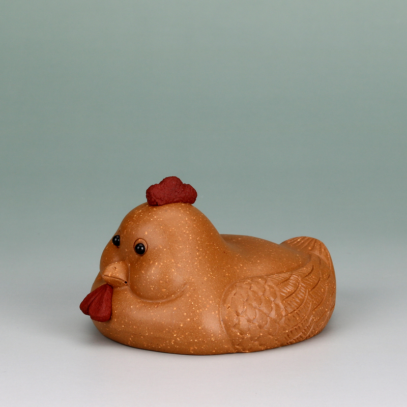 谦君 宜兴紫砂茶宠原矿段泥纯全手工功夫茶具茶道配件茶玩雕塑吉祥