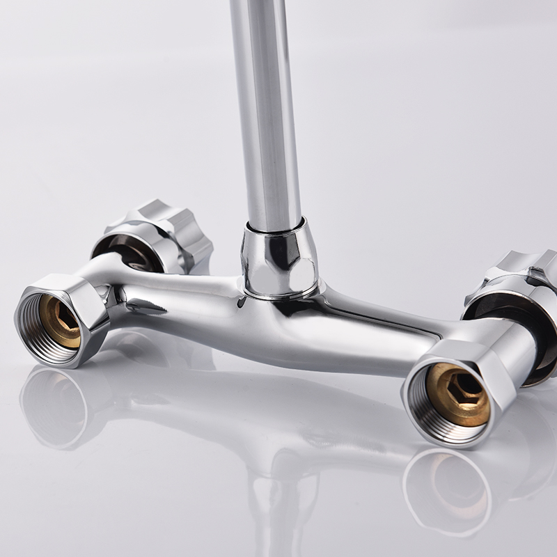 名爵 （MEJUE）入墙式厨房冷热水龙头 精铜主体挂墙式菜盆水槽洗衣池水龙头Z-1132