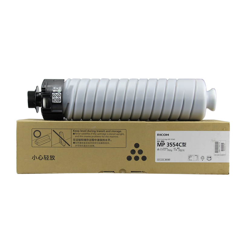 理光（Ricoh）MP3554C 墨粉 黑色单支装 适用MP2554SP/3054SP/3554SP/2555SP/3055SP/3555SP 约24000页