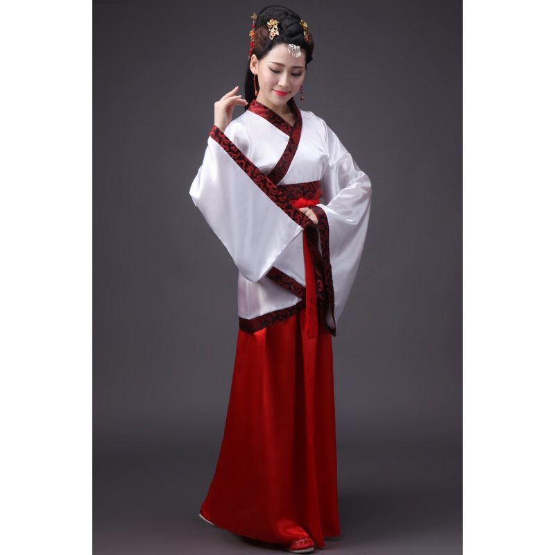 戏服古装服装女仙女唐朝古代汉服演出服古典舞蹈公主贵妃女装{促销}