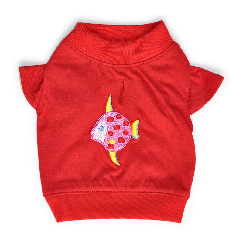 衣t恤卡通绣花卫衣泰迪犬衣服春夏秋季狗狗衣服 m-背长33cm*胸围58cm