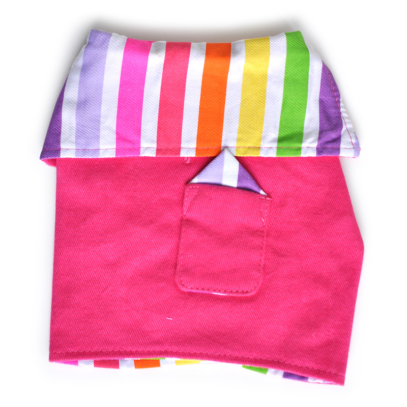 玫红色 l-背长27cm胸围54-58cm