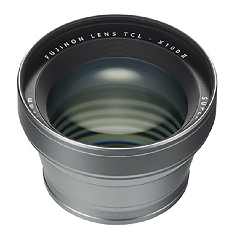 富士 X100F X100T X100S 微单相机专用镜头 望远转换镜头TCL-X100 II 银色