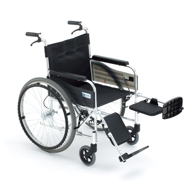 三贵miki轮椅mpte-43 骨科骨折可抬腿抬脚 折叠轻便老年人老人残疾人