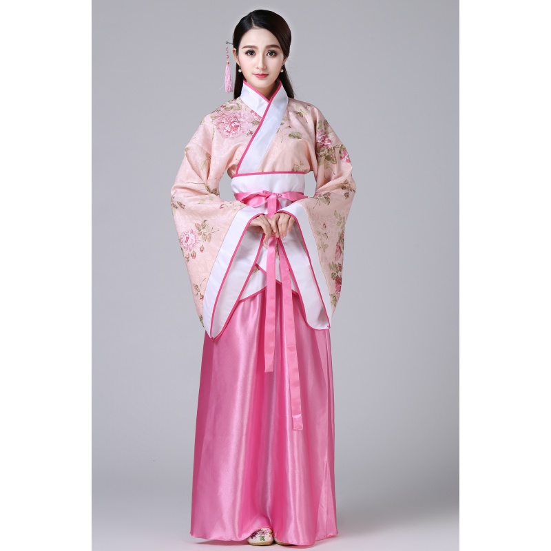 戏服古装服装女仙女唐朝古代汉服演出服古典舞蹈公主贵妃女装{促销}
