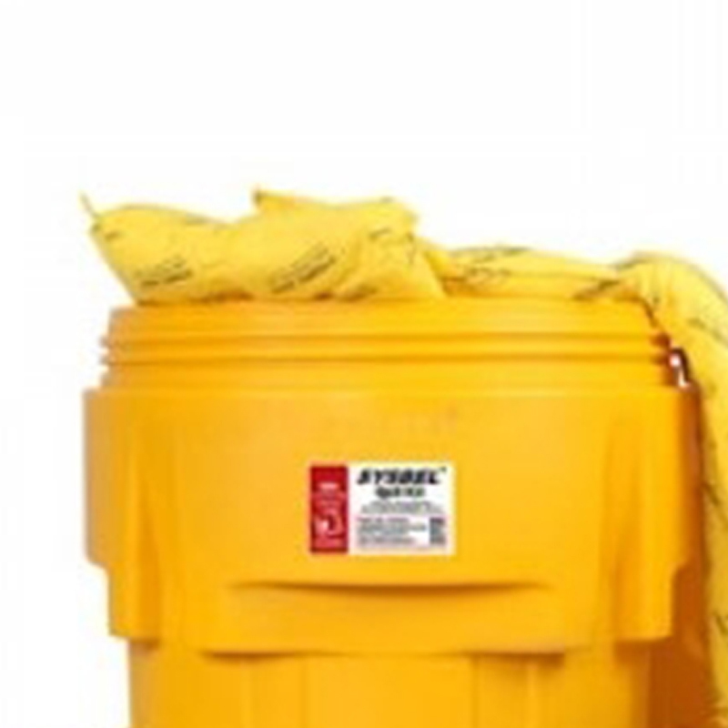 西斯贝尔SYSBEL SYK951 95加仑泄漏应急处理桶套装 防化类 适用于大规模泄漏事故 黄色 1套装 
