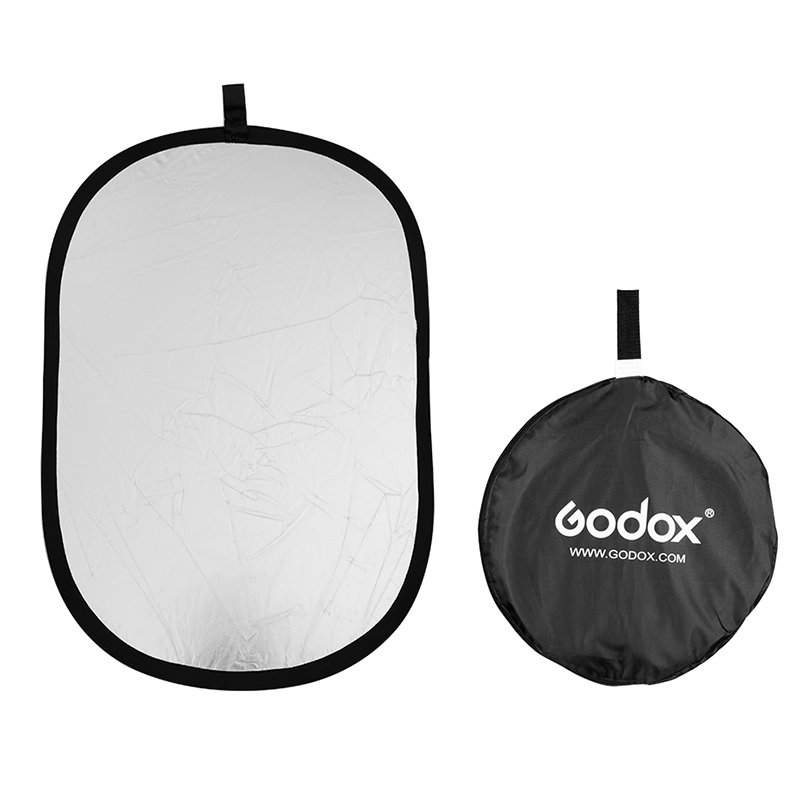 神牛60*90cm五合一反光板金银黑白透光柔光板户外拍摄反射光补光拍照