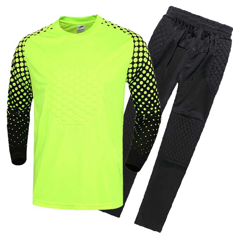 成人守门员球衣门将服套装门将服 足球服 守门员服 团购定制印号。 天蓝色 大人4XL适合180-185CM