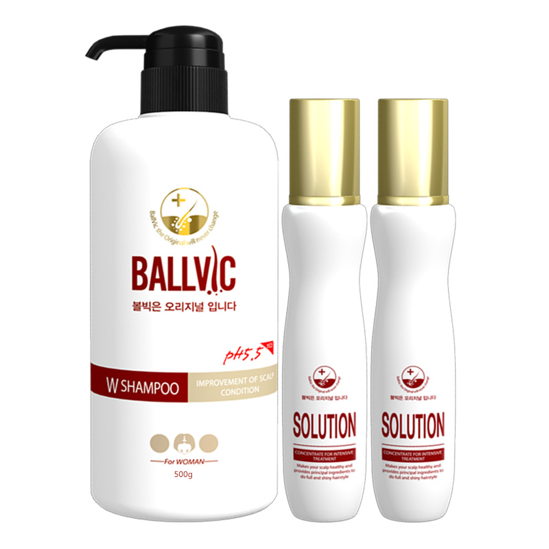 BALLVIC 女士洗护套装 三件套（洗发水500g+营养水50g*2）无脱发成分 博碧