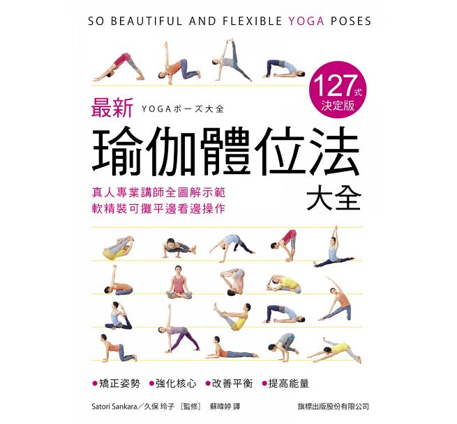 瑜伽体位法大全127式决定版 港台原版 瑜伽体位法大全 小口智 台湾旗标