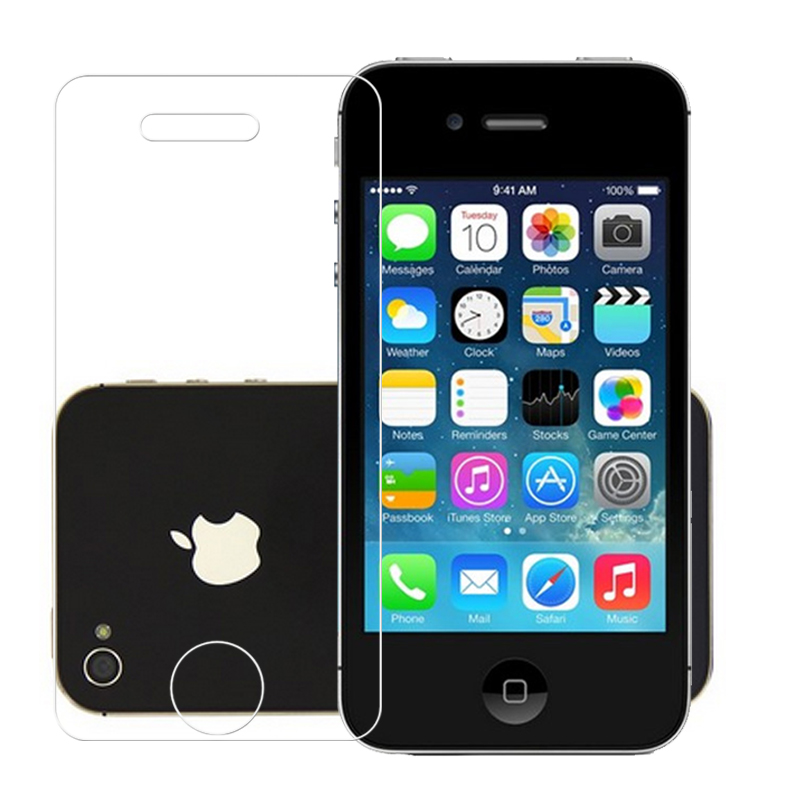 拓蒙 苹果iphone 4s钢化膜手机贴膜高清防爆抗蓝光全屏幕玻璃保护膜