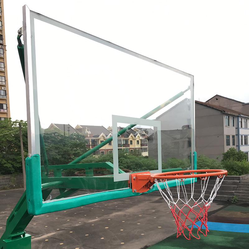函翔（HANXIANG）籃球板戶外標(biāo)準(zhǔn)比賽籃板籃筐籃球架板透視性好籃球框 10MM厚鋁合金包邊3C籃球板一塊