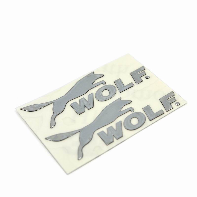 奥凡车品 福特御用改装狼标wolf车标薄贴超薄金属贴铝合金车贴纸装饰