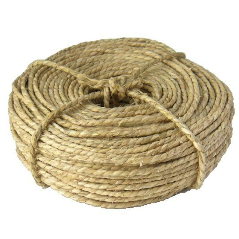 中梦  农用 园艺 稻草绳子 捆扎绳 编织绳 麻绳 草绳 粗1厘米100米长左右