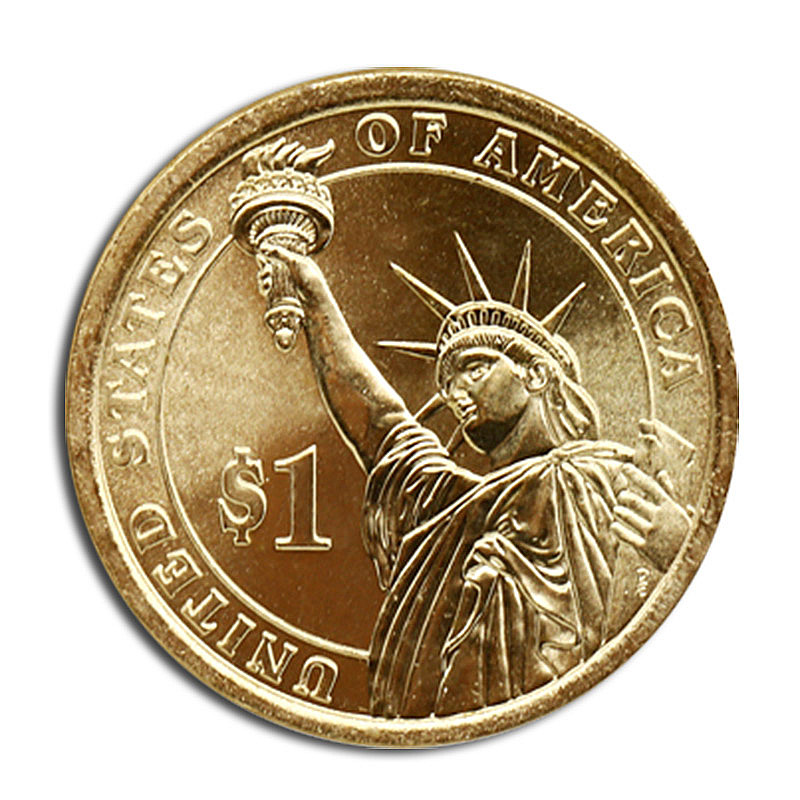 【捌零零壹】美国1美元硬币 自由女神钱币 女神头像一美金外国纪念币全新卷拆品相 自由女神版 单枚